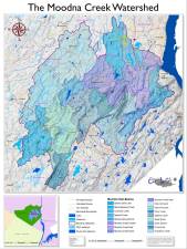 The many sub-basins of the Moodna Creek watershed.