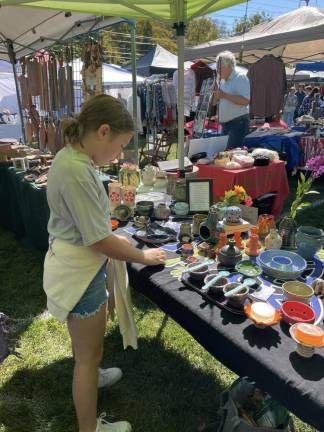 A variety of local vendors were on display.