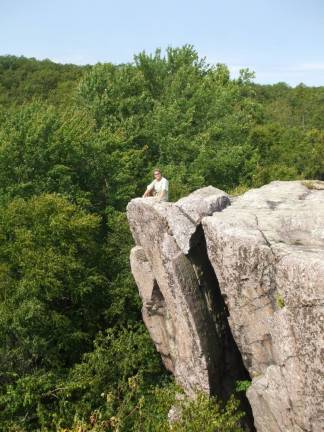 Jay Westerveld at Cat Rocks.