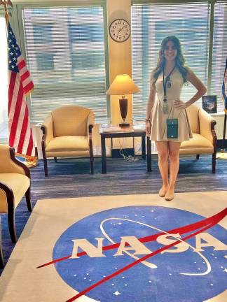 Karolina Rivera-Osorio at NASA headquarters last summer in Washington.