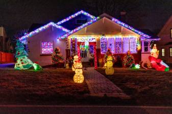 Holiday decor in Monroe. Photo by Sammie Finch