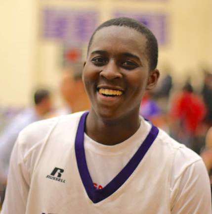 The winning smile: Chance Green&#x2019;s 23-point effort helped the Crusaders to a key