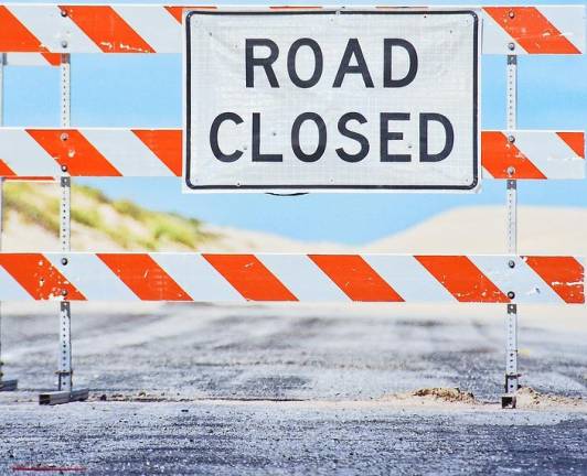 Cromwell Hill Rd. closed due to water main break