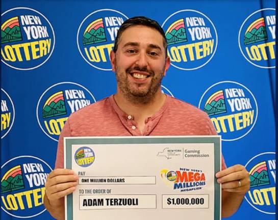 Washingtonville resident Adam Terzouli won for a drawing held earlier this year.