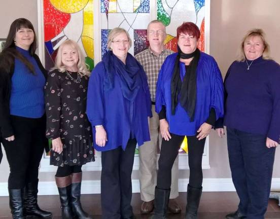 Photo provided by Ramona Adams The Stephen Ministry at St. Paul Lutheran Church in Monroe will hold a Blue Christmas Service on Sunday, Dec. 10. The Stephen ministers pictured here Karen Kehrli, Kathi Brennan, Jeanette Haug, Duane Cagney, Ramona Adams and Kim Longo).