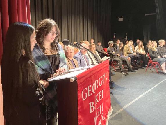 George F. Baker NHS inducts new members