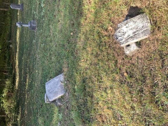 St. Mary Church Cemetery in Arden is in a state of disrepair.