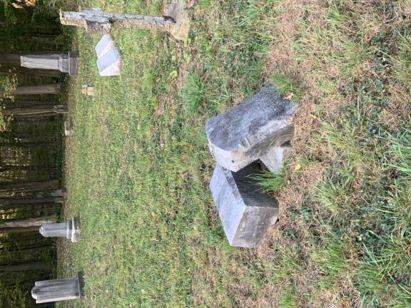 St. Mary Church Cemetery in Arden is in a state of disrepair.