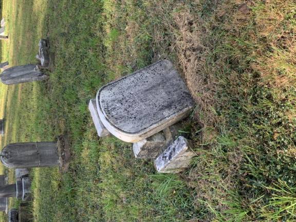 St. Mary Church Cemetery in Arden is in a state of disrepair.