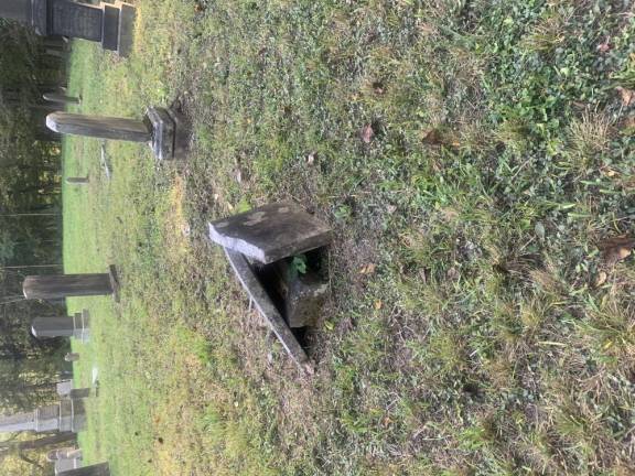 St. Mary Church Cemetery in Arden is in a state of disrepair.