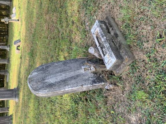 St. Mary Church Cemetery in Arden is in a state of disrepair.