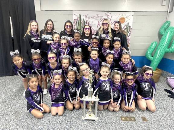 On Nov. 9, members of Monroe-Woodbury American Youth Football and Cheer won third place in their age division (6 to 8) at the Big East Cheerleading Competition held in Trenton, NJ.