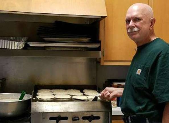 Chef Tad Ratkowski of Highland Mills will be working his magic on the griddle for the pancake breakfast sponsored by the Women&#x2019;s Guild of the Highland Mills United Methodist Church on Dec. 2.