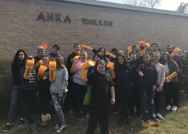 Provided photo Students from the George F. Baker STEM Academy went on a field trip on Feb. 27 to Anka Precision located in the Rockland County hamlet of Congers. The company help designers use machines and processes to develop STEM products and other related items. The firm also designs STEM toys.