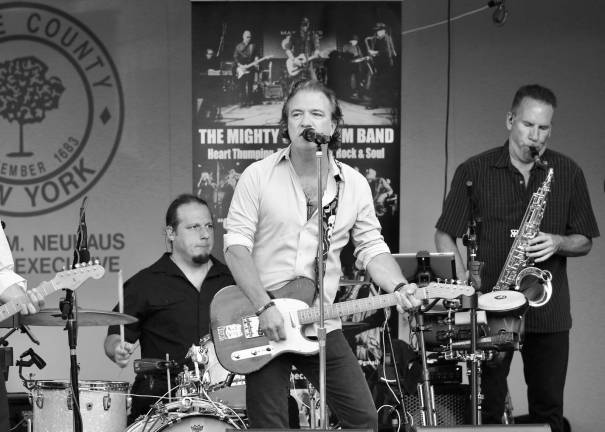 Bringing down the house: The Mighty Spectrum Band closed the Monroe summer series with another fantastic show.