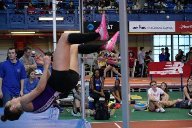 Lisa Jacobsen finished ninth at the Molloy Stanner Games in the high jump with an effort of 4-10.