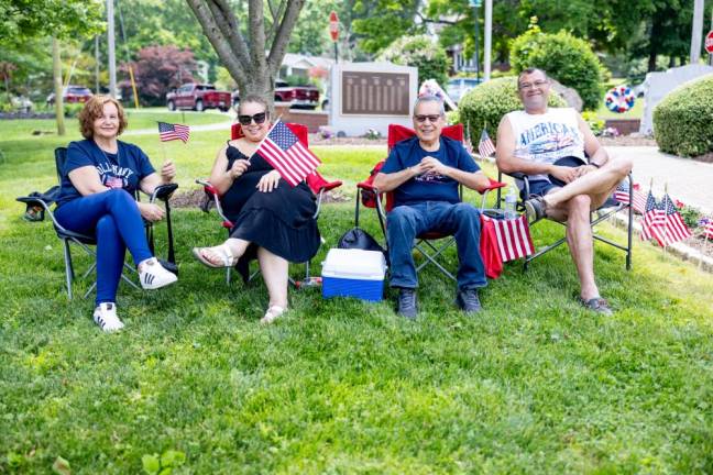 The Piuz family of Monroe at the Memorial Day Parade on Sunday, May 26, 2024. Photos by Sammie Finch