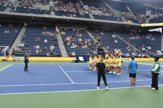 Local kids take center court at US Open