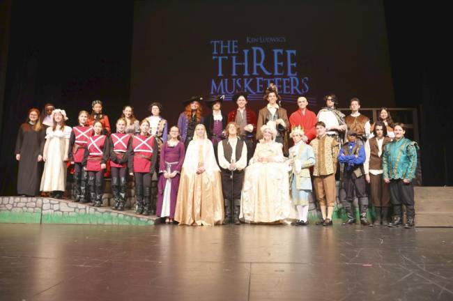 The cast of “The Three Musketeers.”