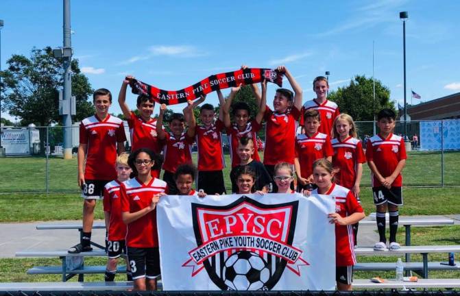 Eastern Pike Youth Soccer players. (Photo courtesy of James Scott)