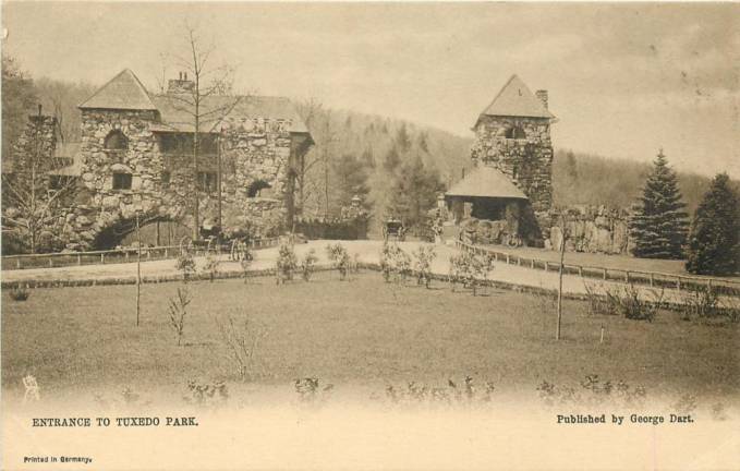 The entrance to Tuxedo Park.