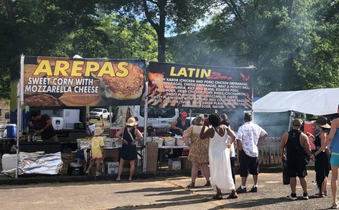 Native American and Latino food offered were popular.