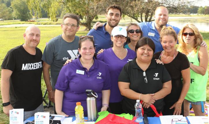 Members of YMCA provided activities for the kids.