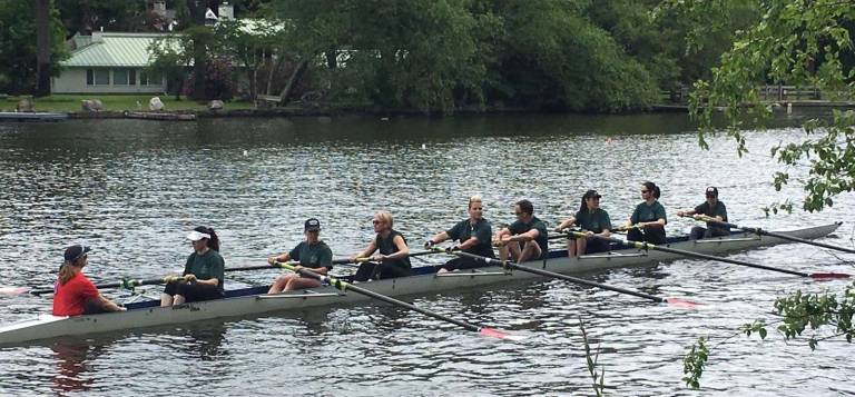 FIle photo Rowers complete the &quot;Learn to Row&quot; Regatta Race on Greenwood Lake last year.