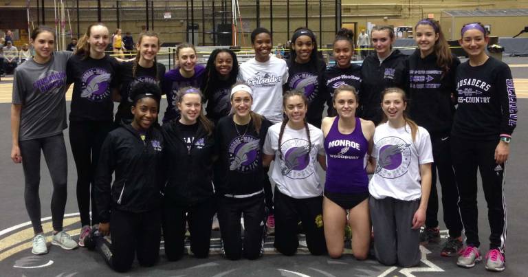 Monroe-Woodbury High School will be sending 23 athletes, including 17 members of the Girls Varsity Track and Field Team, to the New York State High School Indoor Track and Field Championship meet at the Ocean Breeze complex in Staten Island on Saturday, March 3.
