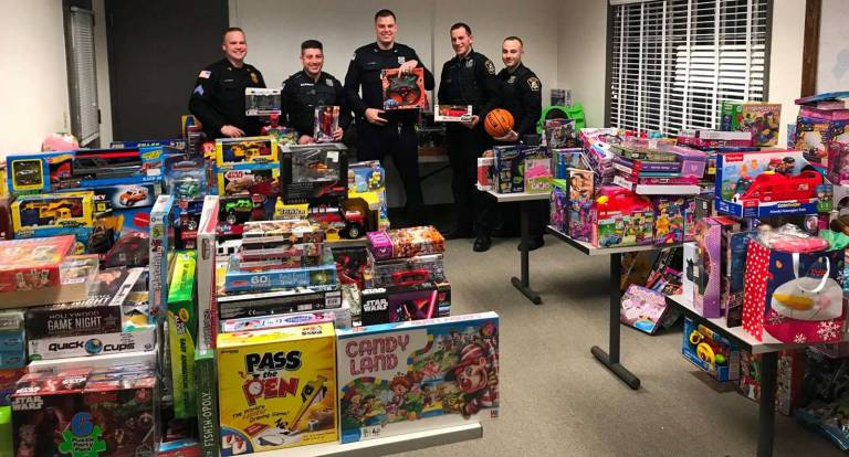 Monroe PBA distributes more than 500 toys this holiday